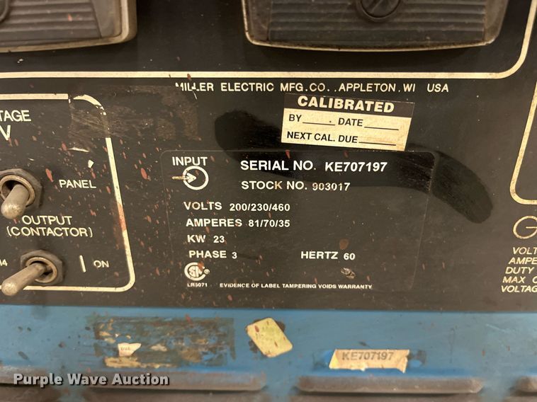 image for item DQ3954 (2) welder/generators