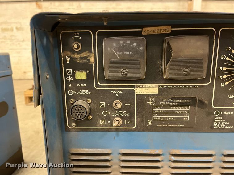 image for item DQ3959 (2) Miller Deltaweld 451 welder/generators