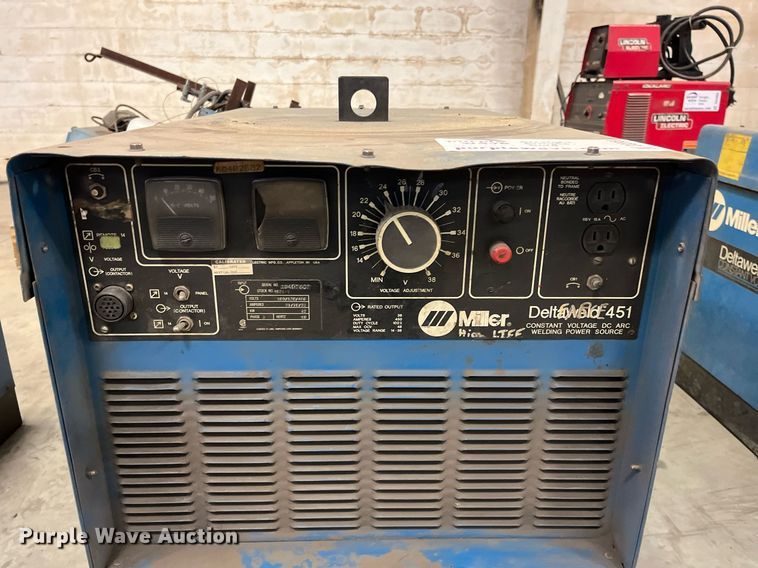 image for item DQ3959 (2) Miller Deltaweld 451 welder/generators