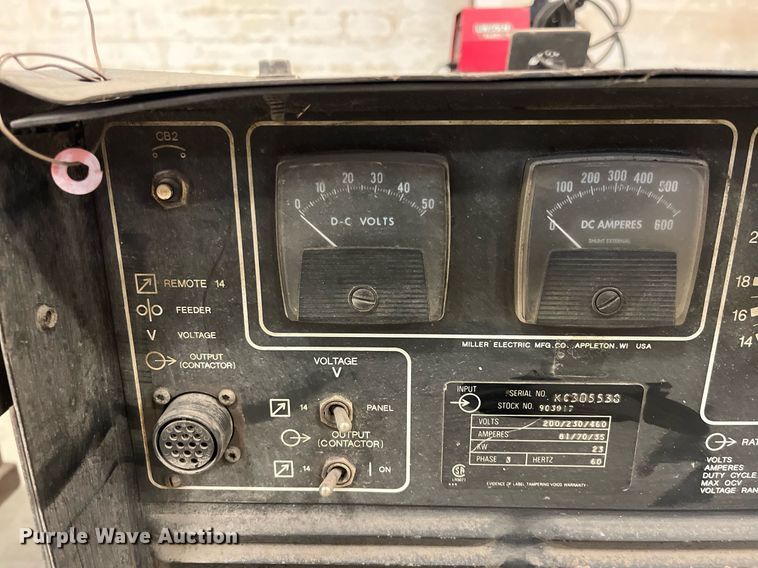 image for item DQ3959 (2) Miller Deltaweld 451 welder/generators