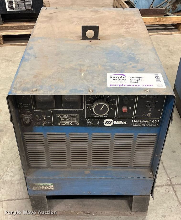 image for item DQ3960 (2) Miller Deltaweld 451 welder/generators