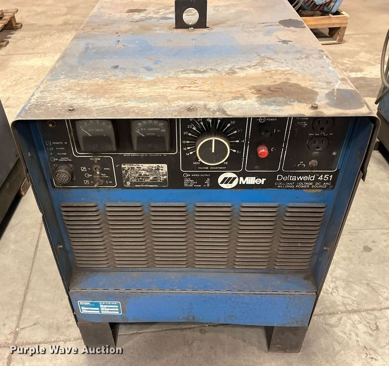 image for item DQ3960 (2) Miller Deltaweld 451 welder/generators