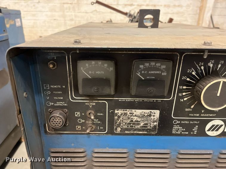 image for item DQ3960 (2) Miller Deltaweld 451 welder/generators
