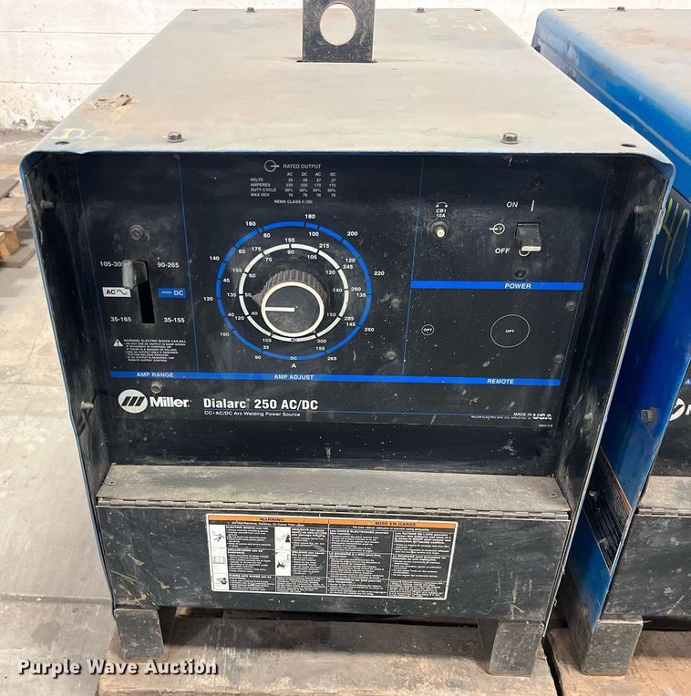 image for item DQ3962 (2) Miller Dialarc 250 welders