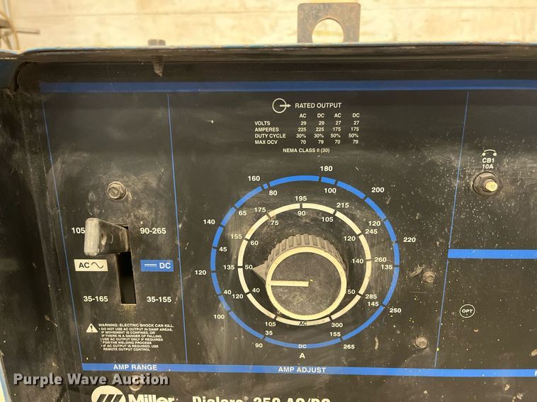 image for item DQ3962 (2) Miller Dialarc 250 welders