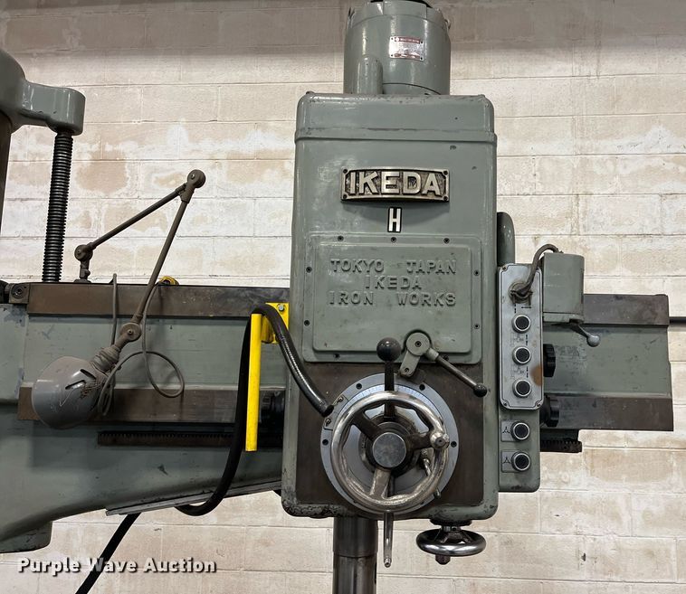 image for item DQ3965 1966 Ikeda 1300  radial drilling machine