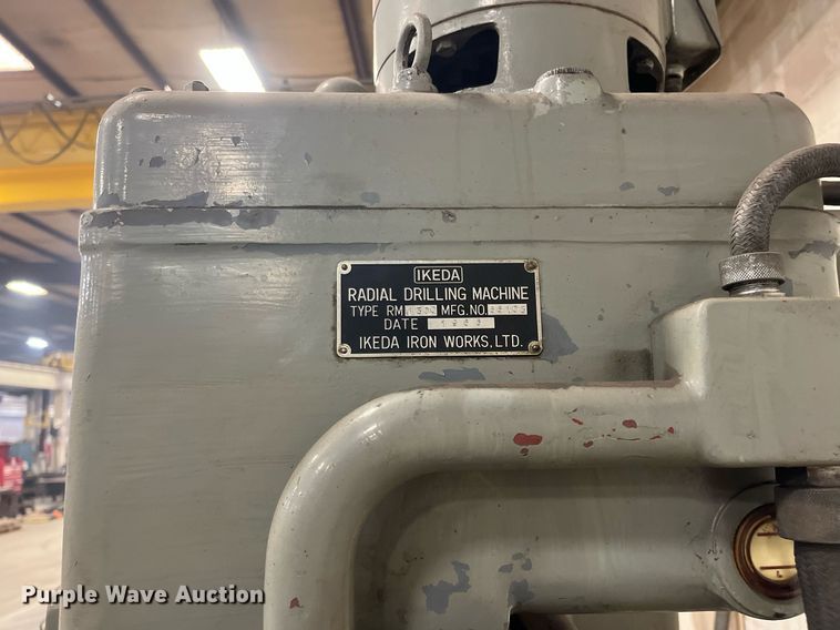 image for item DQ3965 1966 Ikeda 1300  radial drilling machine