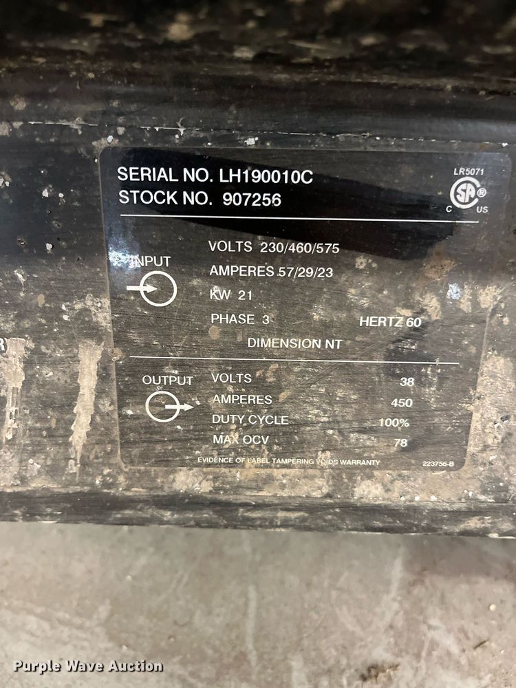 image for item DQ3967 Miller Dimension NT 450  welder