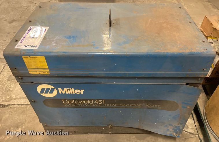 image for item DQ3968 Miller Deltaweld 451  welder/generator