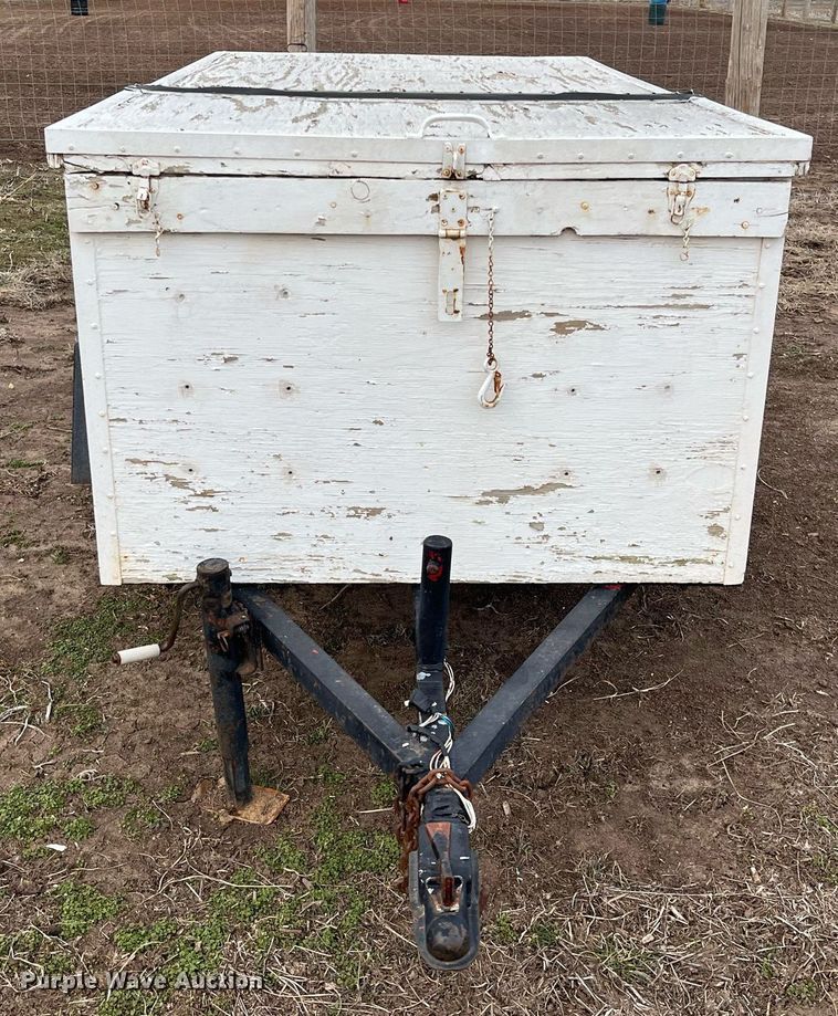 image for item DQ4074 Shop built  animal trailer