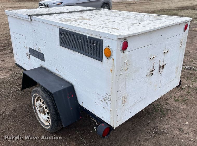 image for item DQ4074 Shop built  animal trailer