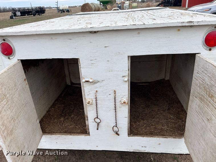 image for item DQ4074 Shop built  animal trailer