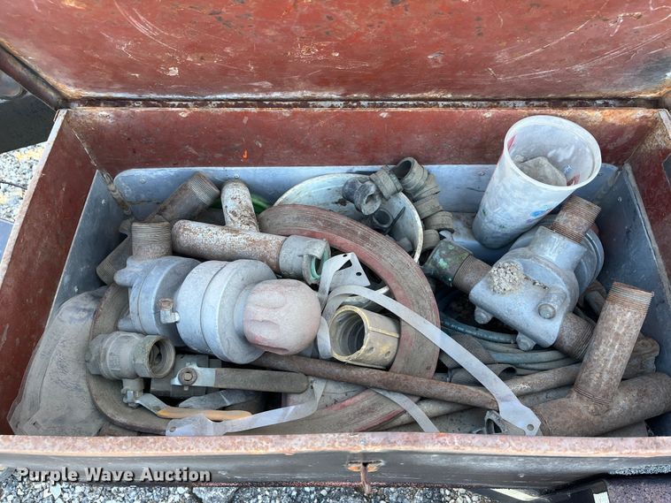 image for item DR7452 1994 Schmidt Manufacturing 1600MT  sandblasting trailer