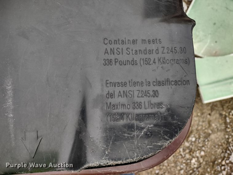 image for item DR8141 (25) Cascade Cart Solutions trash cans