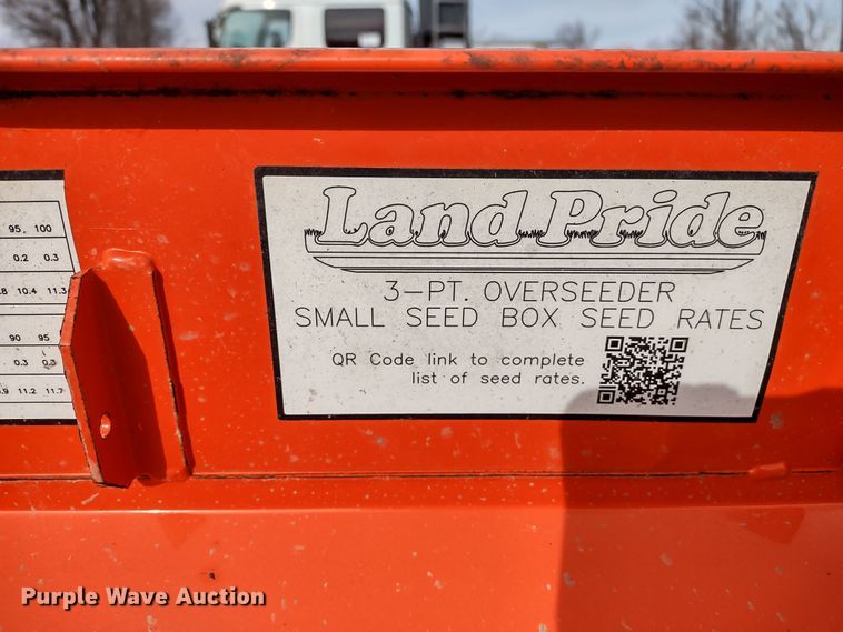 image for item DR8155 Land Pride NTS2507  overseeder