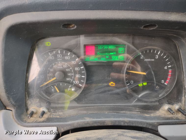 image for item DR8158 2014 Mitsubishi Fuso FE160  Crew Cab flatbed truck