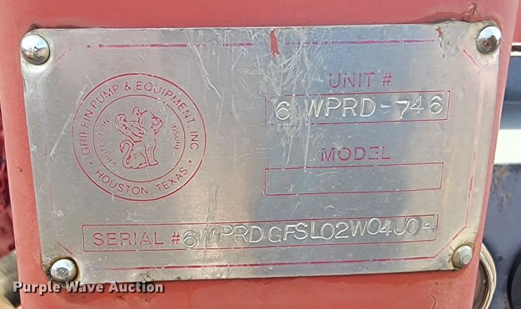 image for item HG9381 Griffin 6WPRD-746  water pump