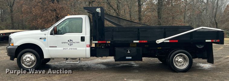image for item ID9277 2004 Ford F550 Super Duty  dump flatbed truck