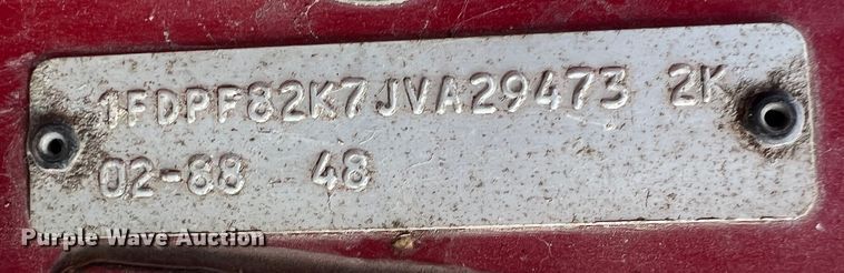 image for item ID9478 1988 Ford F700  dump truck