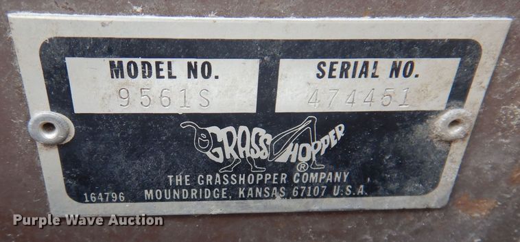 image for item IO9356 Grasshopper 9561S  lawn mower