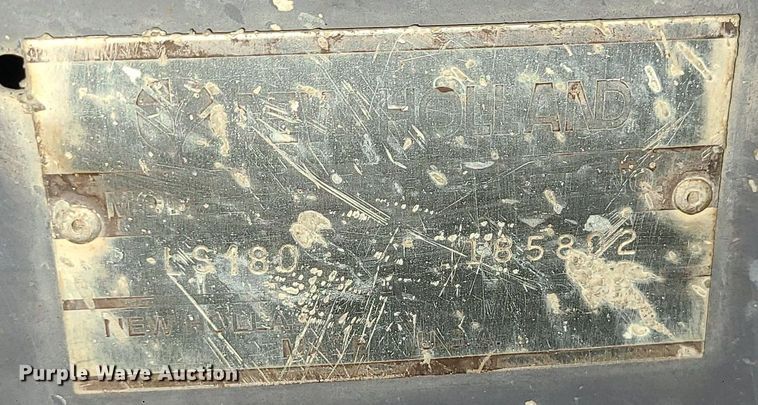 image for item JG9462 2000 New Holland LS180  skid steer loader