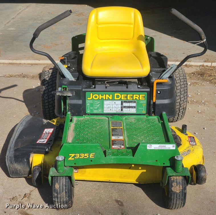 image for item JG9482 John Deere Z335E  ZTR lawn mower
