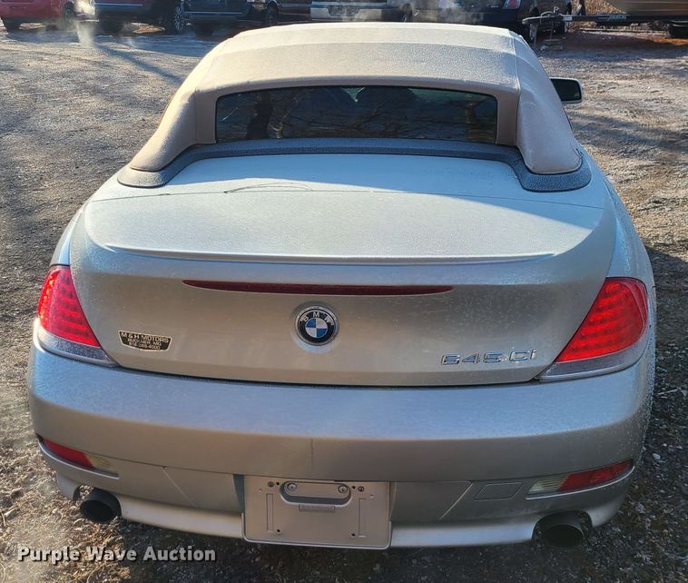 image for item JG9510 2004 BMW 645Ci  convertible