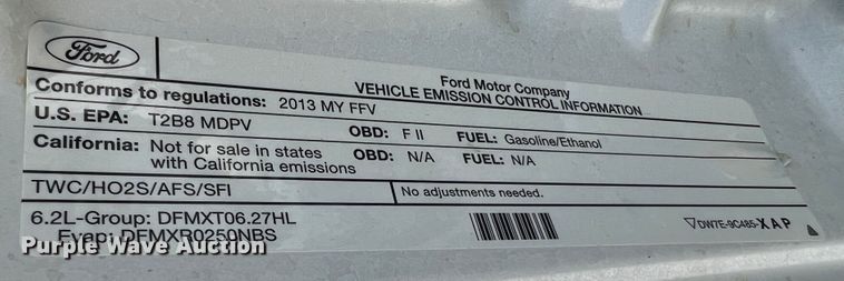 image for item JM9257 2013 Ford F350 Super Duty XL  pickup truck