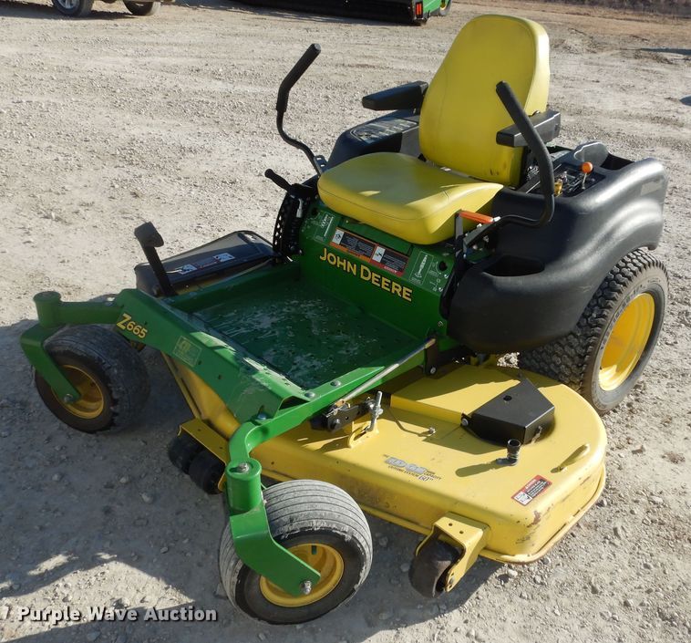 image for item JQ9774 John Deere Z665  ZTR lawn mower
