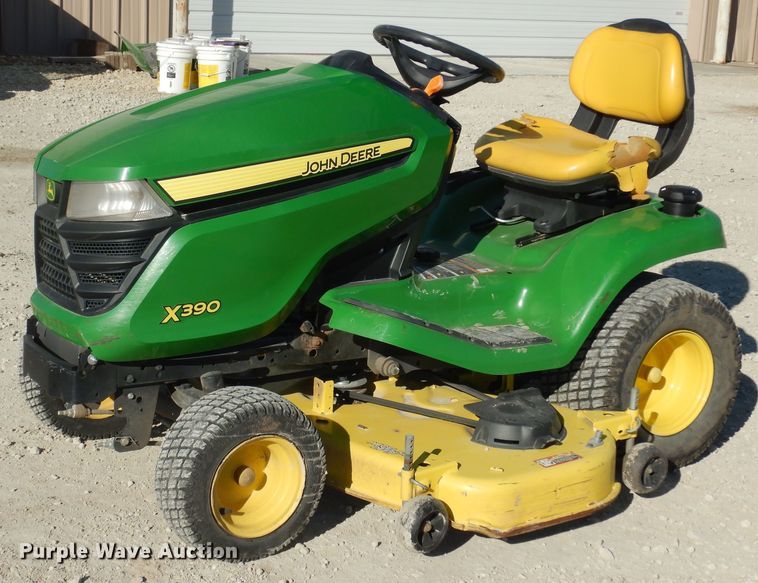 image for item JQ9775 John Deere X390  lawn mower