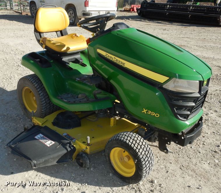 image for item JQ9775 John Deere X390  lawn mower