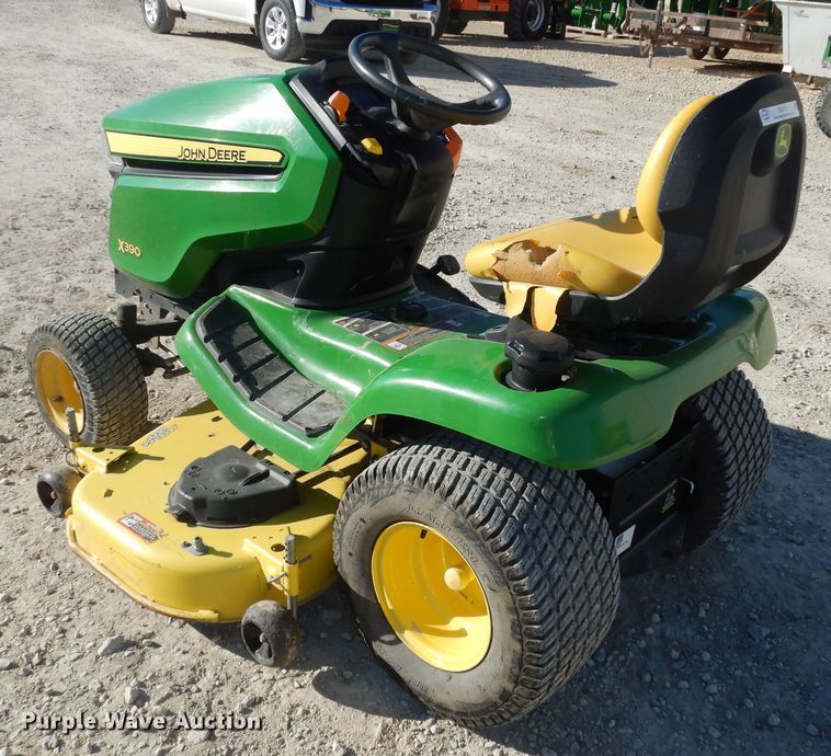 image for item JQ9775 John Deere X390  lawn mower