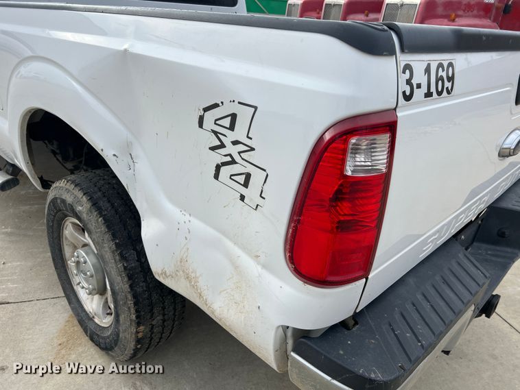 image for item JU9665 2016 Ford F250 Super Duty XLT  SuperCab pickup truck