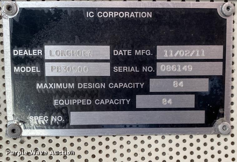 image for item JW9190 2013 International PB305  school bus