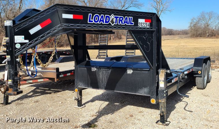 image for item JW9713 2022 Load Trail  tilt deck equipment trailer