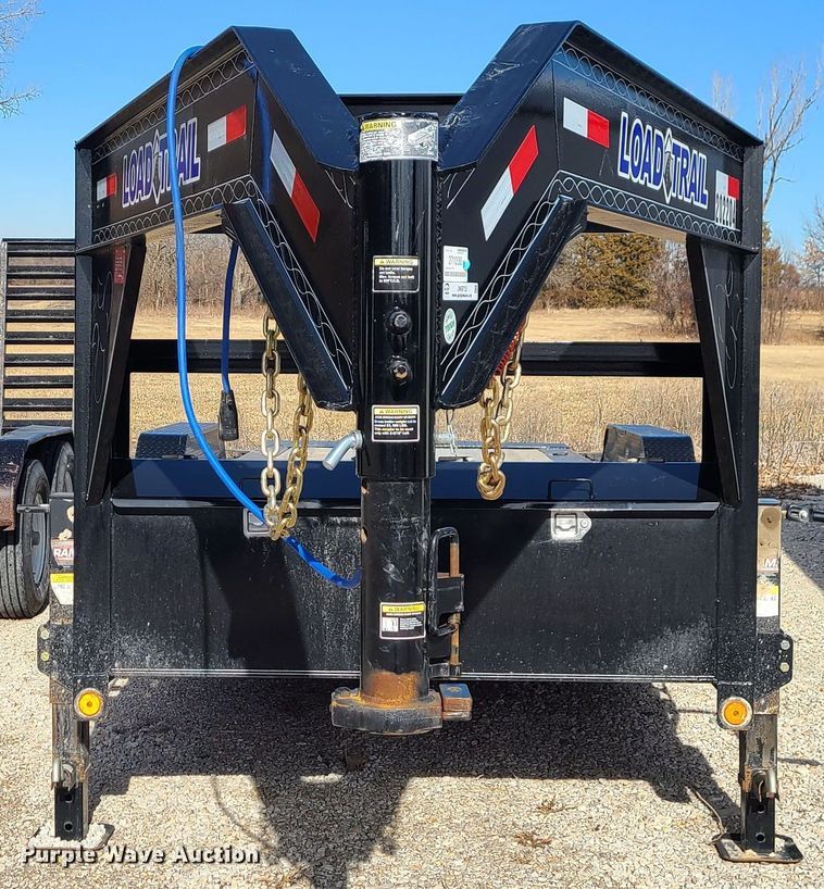 image for item JW9713 2022 Load Trail  tilt deck equipment trailer