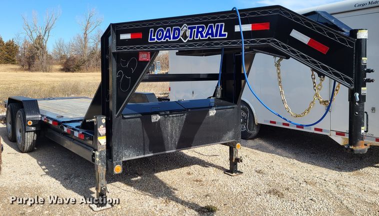 image for item JW9713 2022 Load Trail  tilt deck equipment trailer