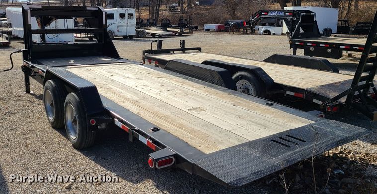 image for item JW9713 2022 Load Trail  tilt deck equipment trailer