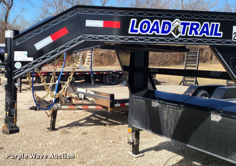 image for item JW9713 2022 Load Trail  tilt deck equipment trailer