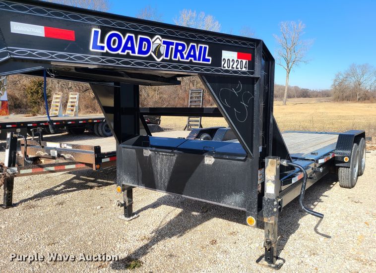 image for item JW9713 2022 Load Trail  tilt deck equipment trailer