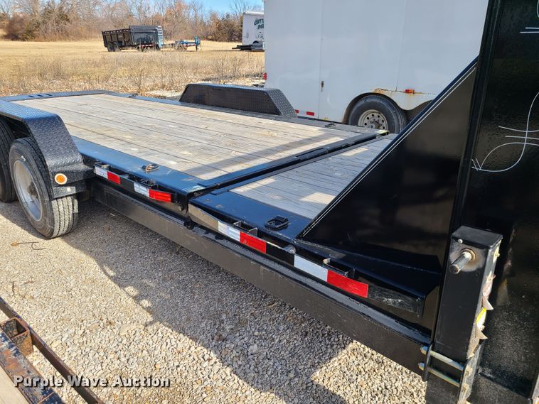 image for item JW9713 2022 Load Trail  tilt deck equipment trailer