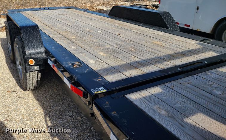 image for item JW9713 2022 Load Trail  tilt deck equipment trailer