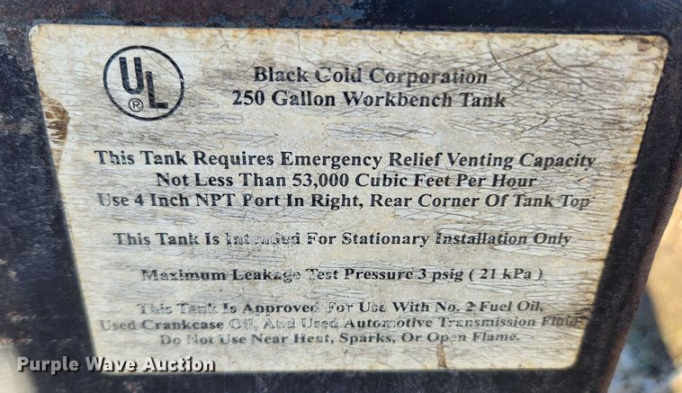 image for item KT9391 Black Gold 200  waste oil heater