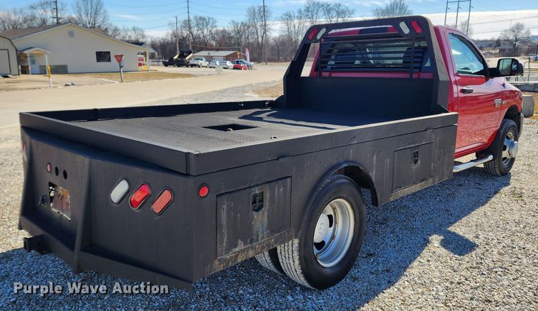 image for item KT9406 2011 Dodge Ram 3500HD  flatbed pickup truck