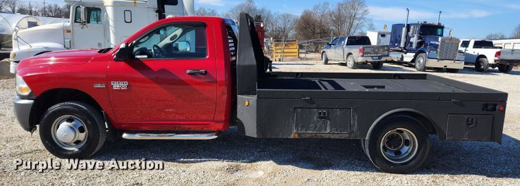 image for item KT9406 2011 Dodge Ram 3500HD  flatbed pickup truck