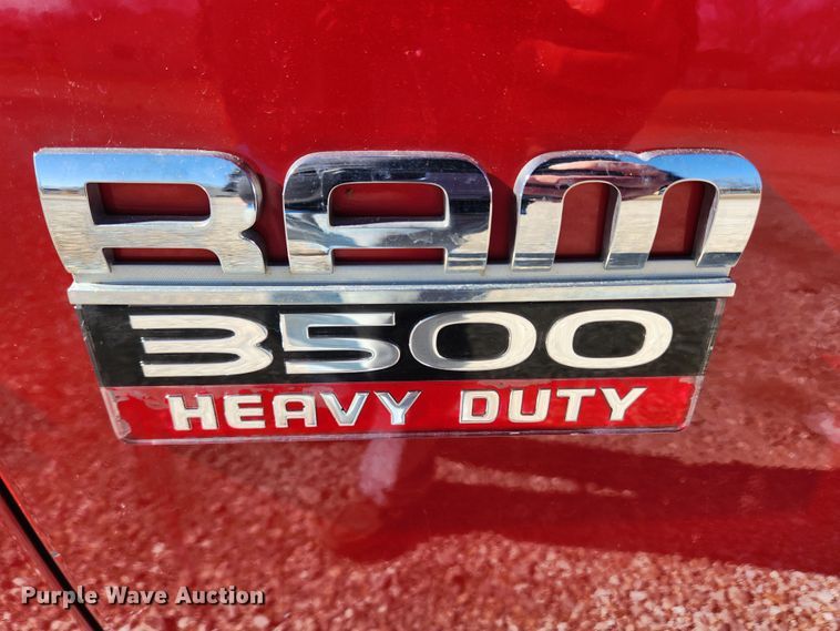 image for item KT9406 2011 Dodge Ram 3500HD  flatbed pickup truck