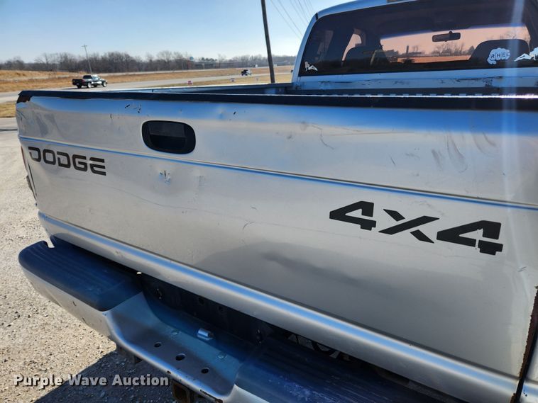 image for item KT9452 2002 Dodge Ram 2500  Quad Cab pickup truck