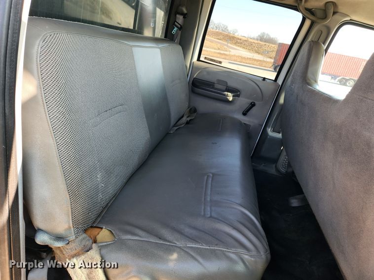 image for item KT9454 2003 Ford F450 Super Duty XL  dump flatbed truck