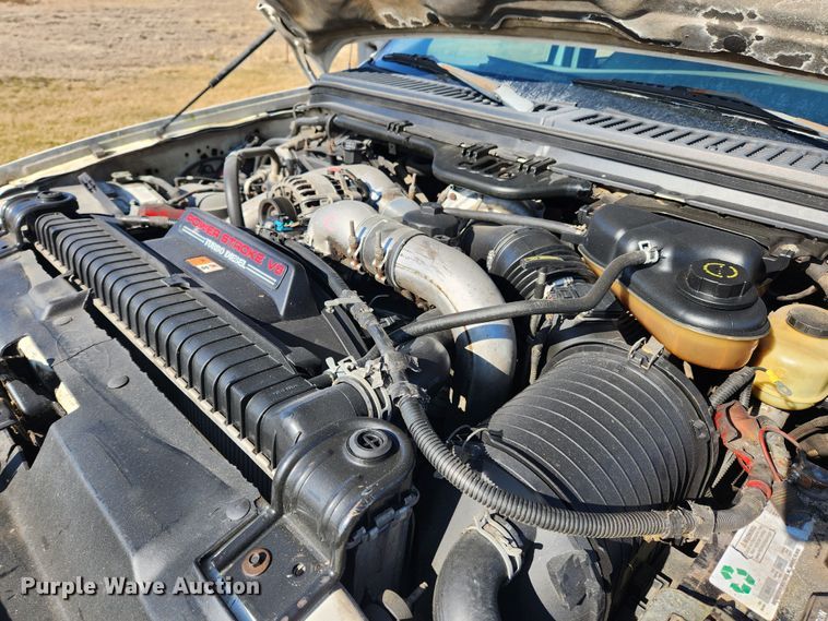 image for item KT9454 2003 Ford F450 Super Duty XL  dump flatbed truck