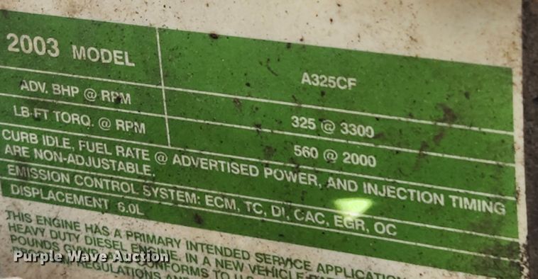 image for item KT9454 2003 Ford F450 Super Duty XL  dump flatbed truck